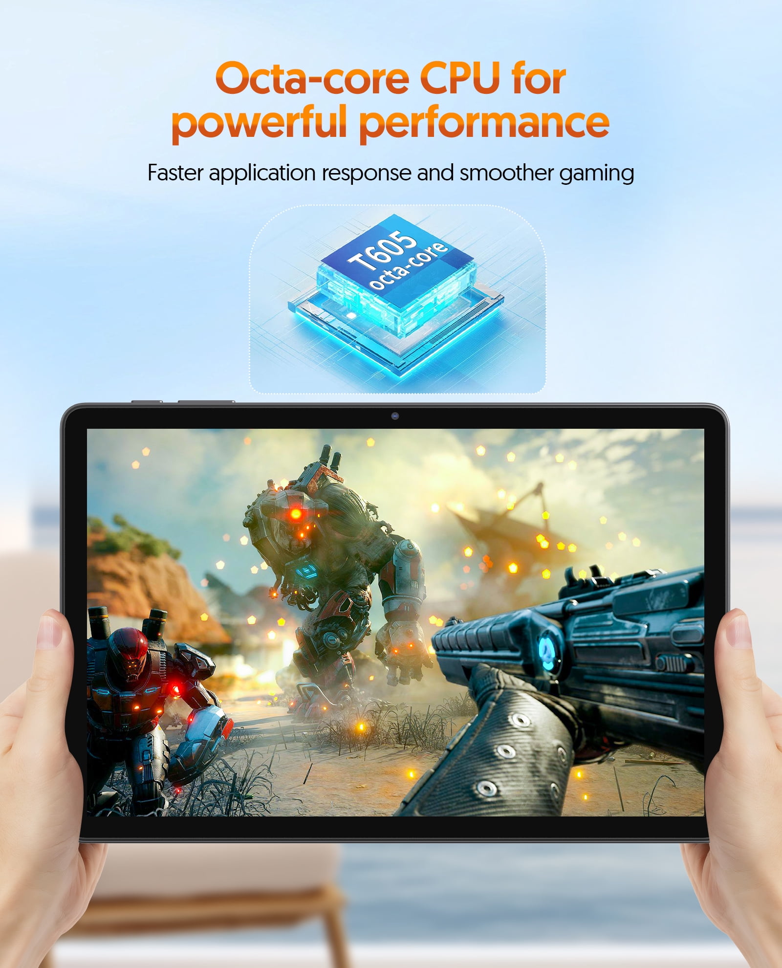 Android 14 Tablet 11 inch Tablets, RAM 128GB + ROM 8(4+4 Expand) GB 1TB Expand, 8000mAh Battery, Octa-Core Processor, 5G Wi-Fi, 2+8MP Dual Camera, Bluetooth, 1280 x 800 FHD IPS Tablet PC