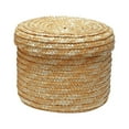 thumbnail image 2 of MesaSe Storage Basket Straw Woven Circular Storaging Box Large Capacity Lightweight Rattan Baskets Bathroom Desktop Coutertop Square Small, 2 of 6