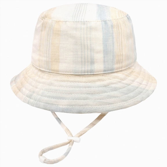 TOWED22 Baby Toddler Girls Bucket Hat Newborn Sun Hats for Boys Classic Infant Summer UV Protection Hats Kids Beach Cap(Khaki,12-36 M)