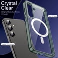thumbnail image 4 of JETech Magnetic Case for Samsung Galaxy S24+ / S24 Plus 5G, Compatible with MagSafe, Shockproof Protective Phone Cover, Non-Yellowing Hard Clear PC Back (Green), 4 of 7