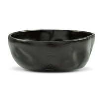 BIDK Home Large Dented Ceramic Serving Bowl - 7" - Set of 2