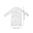 thumbnail image 3 of Bata de laboratorio blanca para médico científico, disfraz de médico para niños y niñas, disfraz de médico para niños, bata de médico, disfraz de científico, disfraz de vestir, 3 of 8