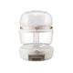 thumbnail image 1 of Bewildely Dispensador de arroz Reemplazo de 360 ​​​​grados Sellado a prueba de humedad Control de botón de rejilla múltiple Cubo de Organizadores de utensilios de cocina Blanco de 2 capas, 1 of 6