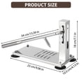 thumbnail image 3 of Adjustable Oyster and Clam Shucker Machine Kit – Stainless Steel Opener with Knives, Safety Glove, G-Clip – Professional Tool Set for Home, Kitchen, Restaurant, Buffet – Canada Size, 3 of 8