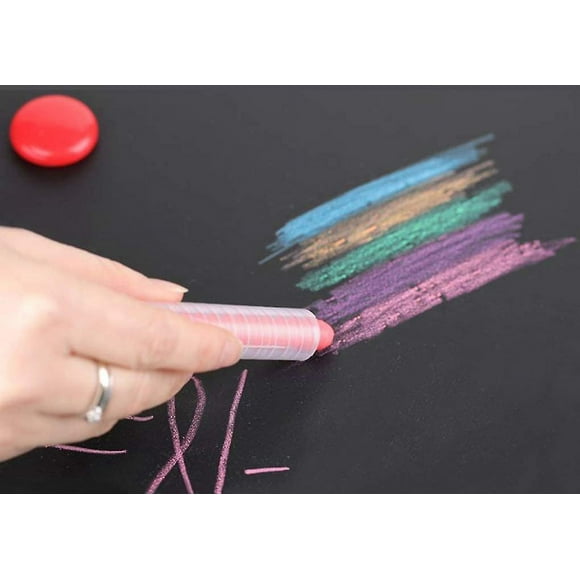 Dustless Twistable Chalk Non-toxic Colored Chalk 1.0mm Tip Art Tool For Whiteboard Blackboard Kids Children Drawing Writing