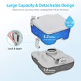 thumbnail image 4 of Yitahome Toilette de Voyage Portable Rv Pot 2.6 Gallons Réservoir Détachable Double Bec Verseur Poignée Pompe de Rinçage pour Camping Bateau Randonnée Voyages, 4 of 4