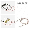 thumbnail image 2 of Chaîne de Retenue pour Lunettes de Lecture Lunettes de Soleil Lunettes de Lecture Chaîne Corde Perlée Retenue de Lunettes Support de Sangle Décoration, Brun Rouge, 2 of 8