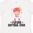 thumbnail image 4 of Inktastic Future Softball Star Girl Girls Toddler T-Shirt, 4 of 5