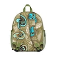 thumbnail image 3 of Chic Ergonomic Waterproof Backpack - Vintage Print Student Daypack with Spine-Friendly Design, 3 of 5