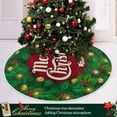 thumbnail image 6 of GZHJMY Christmas Christmas Tree Skirt Home Decoration Large Round Christmas Tree Skirt for Holiday Party Home Christmas Day Ornaments, 35.4", 6 of 6