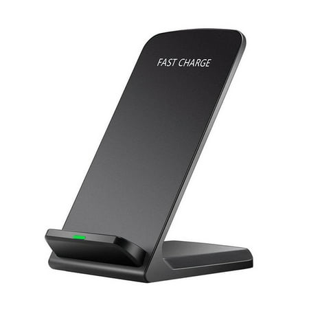 Fast Wireless Charger Stand for Samsung Galaxy S9 | S8 | S8+ | S7 | S7 Edge Note 9|8 Qi Certified Charging Dock for iPhone X XS Max/XR/XS/8/8+ All Compatible (Best Wireless Charger For S8)
