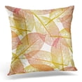 thumbnail image 1 of BOSDECO Cute Pretty Red Yellow Leaves Autumn Season Pattern Orange Classic Pillowcase Cover 18x18 inch, 1 of 1