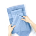 thumbnail image 5 of Everyday Home by Trident 6 Pc Bath Towel Set, 100% Cotton, Plush, Absorbent, Soft Comfort Bathroom Towels, Allure, 5 of 11