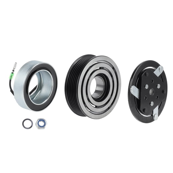 Kit de Embrague de Compresor de Aire Acondicionado para Mitsubishi Lancer 2009-2017 para Mitsubishi Outlander 2009-2020 L4 2.4L Conjunto de Embrague de Compresor para Compresor QS90 7812A215/7813A197