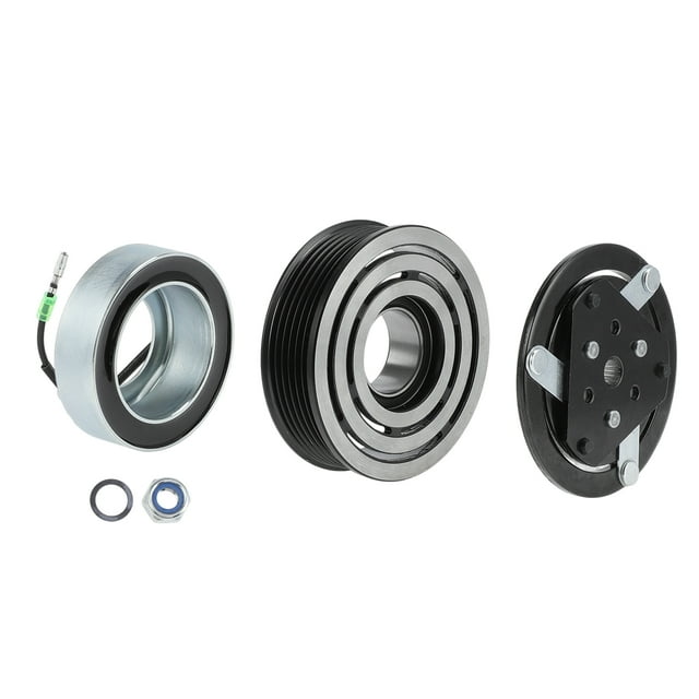 Kit de Embrague de Compresor de Aire Acondicionado para Mitsubishi Lancer 2009-2017 para Mitsubishi Outlander 2009-2020 L4 2.4L Conjunto de Embrague de Compresor para Compresor QS90 7812A215/7813A197