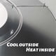 thumbnail image 3 of 33 Inch Diameter Propane Heater Dome with 3-Hole Mount for Outdoor Reflectors, 3 of 5