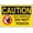 Warning Sign 2, variant on Warning Sign - Caution No Entry When Red Light, 8"x12" Aluminum Rust-Proof Sign, for Restricted Areas, Factory Zones, Security Alert Sign