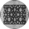 thumbnail image 1 of Ahgly Company Indoor Round Oriental Gray Industrial Area Rugs, 8' Round, 1 of 4