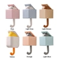 thumbnail image 1 of Gancho de animales de dibujos animados, perchas decorativas de pared bonitas, gancho para decoración del hogar (rosa) Likrtyny  Libre de BPA, 1 of 5