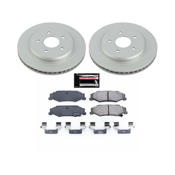 Rear Brake Pad and Rotor Kit - Compatible with 2004 - 2009 Cadillac XLR 2005 2006 2007 2008