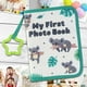 thumbnail image 1 of Album de fotos, álbum familiar,libro de tela con fotos de bebé,Regalos Almacenamiento de fotografías para niños recién nacidos, álbum de fotos Familia Amigos verde, 1 of 10