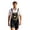 A-Black1164, variant on XIAONU Print Short Overalls for Men Adjustable Straps Casual Wear Overalls