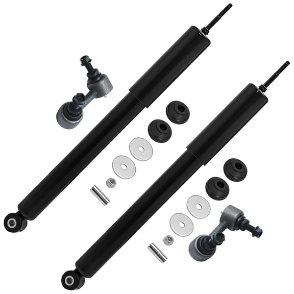 Detroit Axle - Rear Shock Absorbers   Sway Bars Kit Replacement for 2012 2013 2014 2015 Honda Civic - 4pc Set
