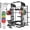 Smith Machine-Weight Bench/Barbell/340LB- Colorful Weight Plates, variant on Mikolo Smith Machine, All-in-One Power Cage with Vertical Leg Press, 2000LBS Squat Rack with Smith Bar, Dual Pulley Cable Crossover System for Home Gym with Barbell Bench and 230 Black Plates