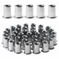 thumbnail image 1 of Tuercas de remache roscadas JAMW M6 de 100 Uds acero inoxidable, 1 of 5