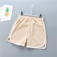 thumbnail image 3 of Hiijoy Toddler Girls Active Shorts Solid Color Elastic Waist Shorts for Kids, Sizes 4-5T, 3 of 3