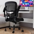 thumbnail image 3 of Office Chair - Ergonomic Desk Chair with Adjustable Lumbar Support, Mesh Computer Chair, Executive Chairs for Home Office Comfortable Lumbar Support,Khaki, 3 of 18