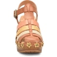 thumbnail image 3 of KORKS Womens Willow Faux Leather Closed Toe Slingback Sandals, 3 of 3