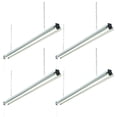thumbnail image 1 of Newhouse Lighting 4FT LED Shop Light, 55W (225W Equivalent), 5000 Lumens, 4000K Linkable Garage Lighting, Utility LED Ceiling Lights, Chain or Flush Mount, 4-Pack, Silver (NH-SHOP-M4FT-4), 1 of 1
