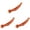 orange 3PCS, variant on Elastic Resistance Loop Bands Yoga Exercise Gym Fitness Workout Stretch Physio