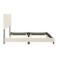 thumbnail image 2 of CorLiving Celeste Off-White Boucle Fabric Upholstered Adult Bed with Headboard, Box Spring Required, 2 of 8