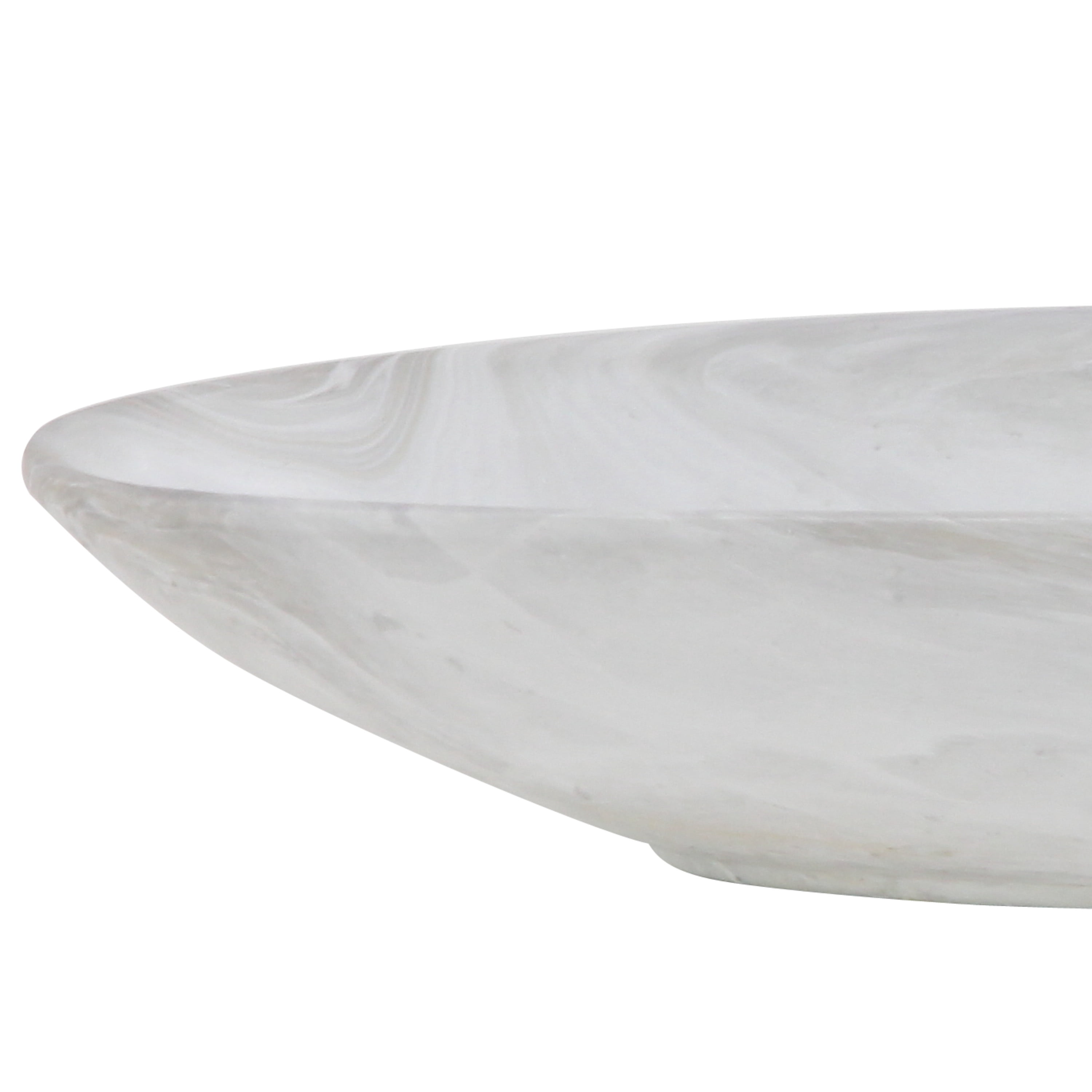 CosmoLiving by Cosmopolitan White Porcelain Ceramic Indoor Outdoor Planter, Set of 2 22", 16"W