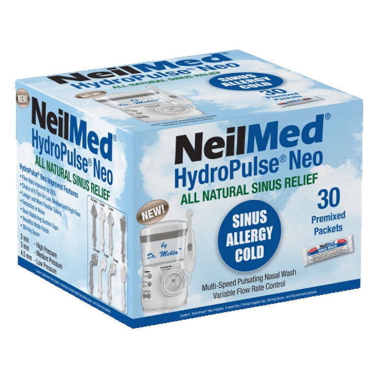 NeilMed HydroPulse Neo Electric Nasal Irrigator - Multi-Speed