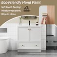 thumbnail image 6 of Eclife 30" Single Bathroom Vanity Cabinet with Integrated Sink Top, Hand Painted, 6 of 7