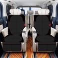 thumbnail image 2 of MORROLS Protector de asiento de coche, paquete de 2 protectores de asiento de coche con acolchado más grueso para bebés/mascotas para asiento de coche infantil, bolsillos de malla, impermeable, tamaño, 2 of 8