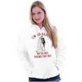thumbnail image 3 of Happy Not Paying For This Wedding Unisex Plus Fleece Graphic Hoodie Brisco Brands 2X, 3 of 5
