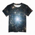 thumbnail image 4 of TOWED22 Girls T Shirts Short Sleeve Tees Loose Fit Colorblock Summer Tops Size 6-15 Years(Purple,4-5 Y ), 4 of 4