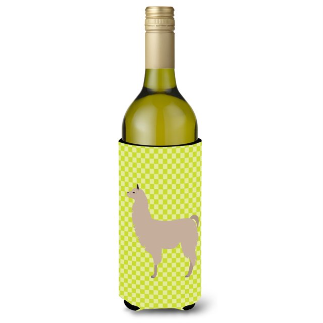 "Treasures Llama Green Decorative Bottle Hugger, 750 ml, Multicolor" Caroline's Treasures BB7742LITERK