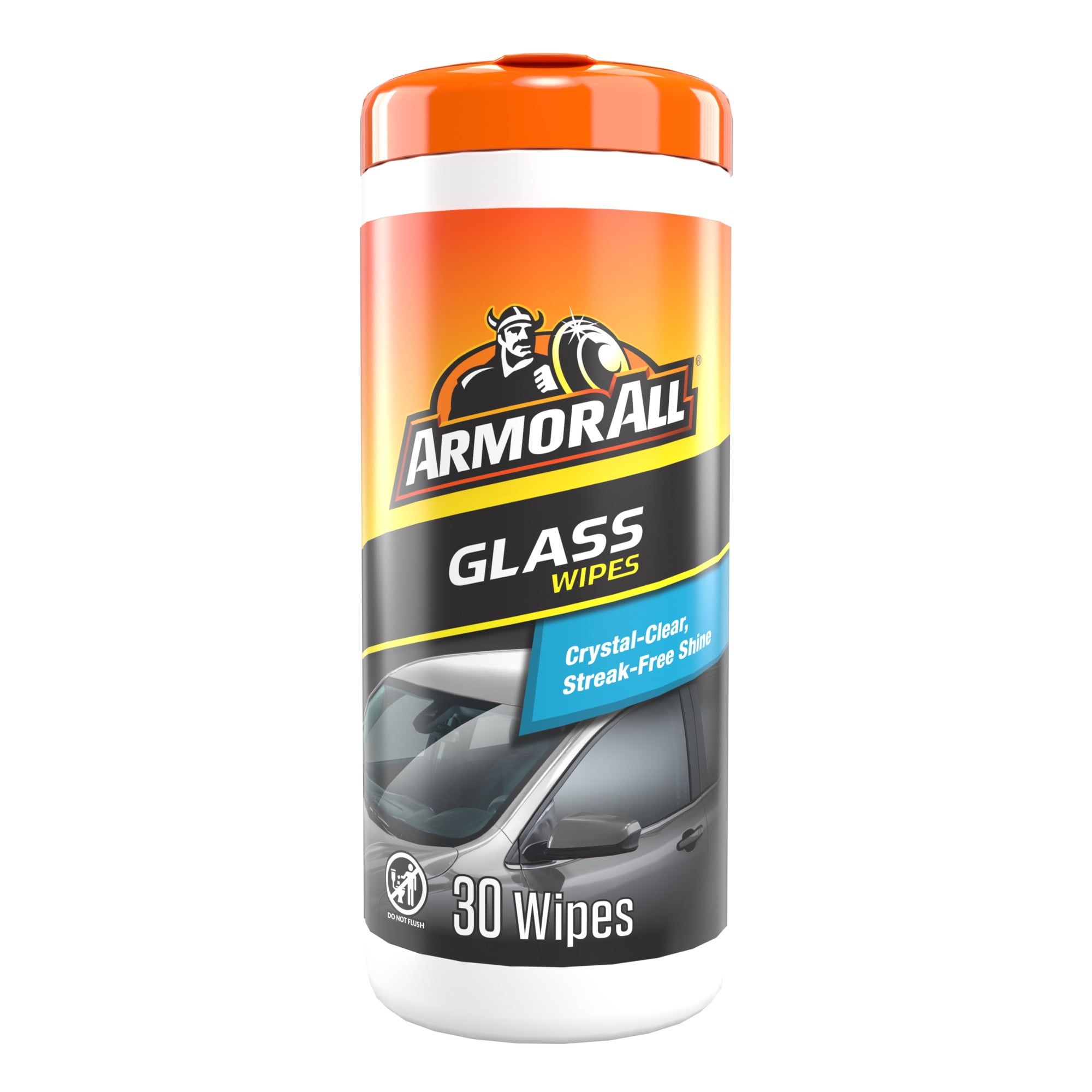 Armor All Automotive Ammonia Free Glass Cleaner Wipes, 30 Count