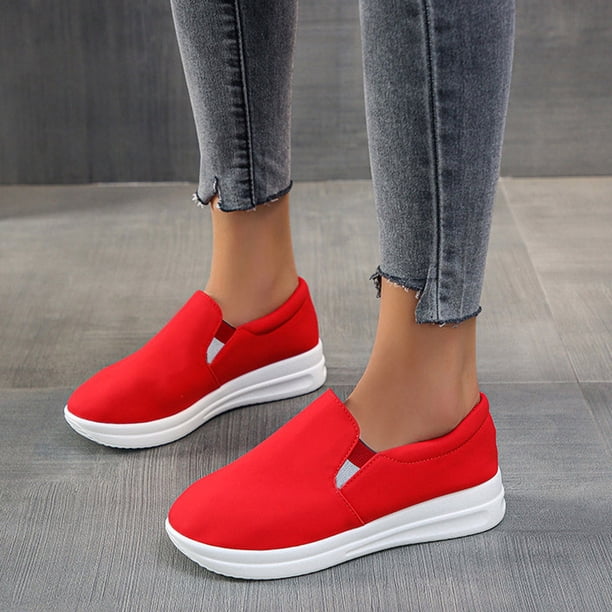 Zapatos de lona planos de gran tamaño para mujer, zapatos deportivos casuales cómodos de verano Wmkox8yii shalkjhdk1590