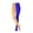 Blue, variant on Women's Two Toned Halloween Tights, Contrast Color Opaque Pantyhose Cosplay Footed Leggings, Reinforced Toe One Size Split Color Costume Tights for Comic Con Theme Party Blackish Green One Size