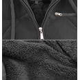 thumbnail image 3 of Boy’s Soft Sherpa Lined Juniors Youth Fleece Sweater Kids Zipper Hoodie Jacket (Black, M(10-12) ), 3 of 3