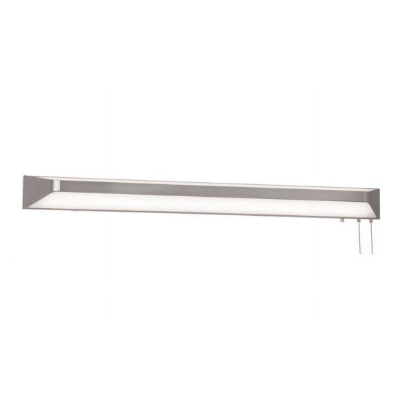 CRYB48LAJENSN AFX Cory - 68W 2 LED Overbed Flush Mount-4.25 Inches Tall and 48 Inches Wide-Satin Nickel Finish
