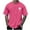 Watermelon Red, variant on Cmfcve Casual Men's Tees Short Sleeve Round Neck Sports T-shirt Coconut Printed Breathable Outdoor Shirt
