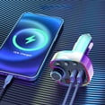 thumbnail image 6 of Konghyp Car MP3 Bluetooth Player – Aluminum Multifunction Device with LED Light and Fast Charge Capability – Perfect for Enjoying Music on the Go While Keeping Your Devices Powered, 6 of 7