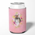 thumbnail image 2 of Shih Tzu Pink Flowers Can or Bottle Hugger, 2 of 5